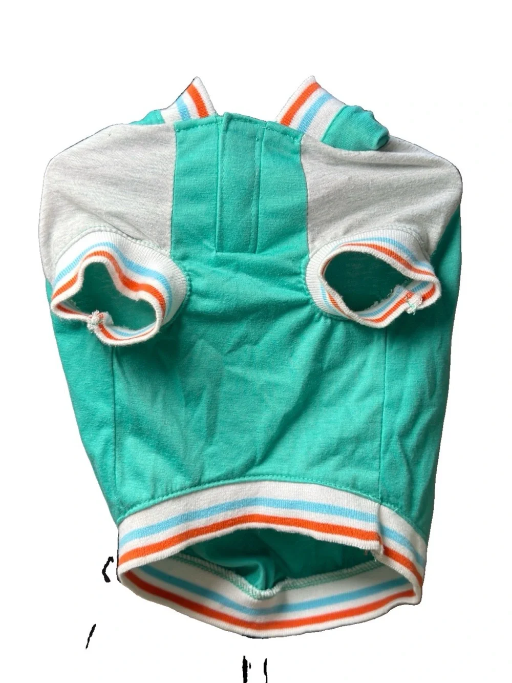 NWOT Top Paw Oh Kale No Hooded Dog Hoodie, Size M, Green/Gray, Cotton/Polyester